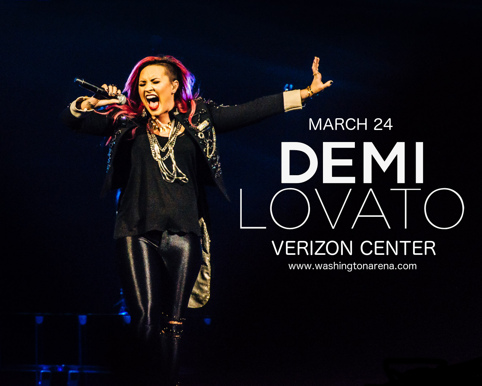 Demi Lovato & DJ Khaled at Verizon Center