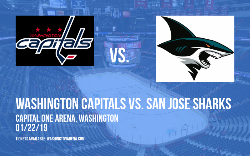Washington Capitals vs. San Jose Sharks at Capital One Arena tickets Washington Capitals vs. San Jose Sharks at Capital One Arena