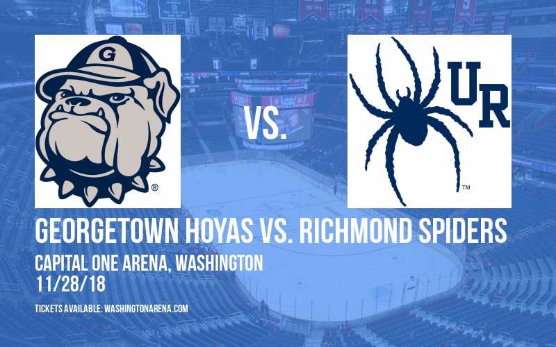 Georgetown Hoyas vs. Richmond Spiders at Capital One Arena tickets Georgetown Hoyas vs. Richmond Spiders at Capital One Arena