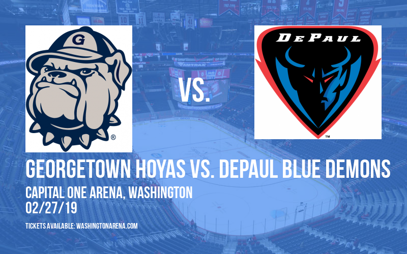 Georgetown Hoyas vs. DePaul Blue Demons at Capital One Arena tickets Georgetown Hoyas vs. DePaul Blue Demons at Capital One Arena