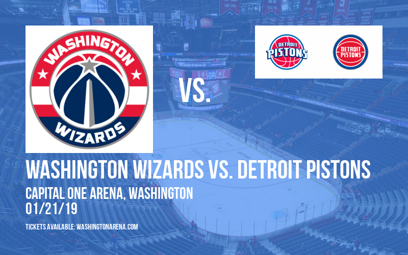 Washington Wizards vs. Detroit Pistons at Capital One Arena tickets Washington Wizards vs. Detroit Pistons at Capital One Arena