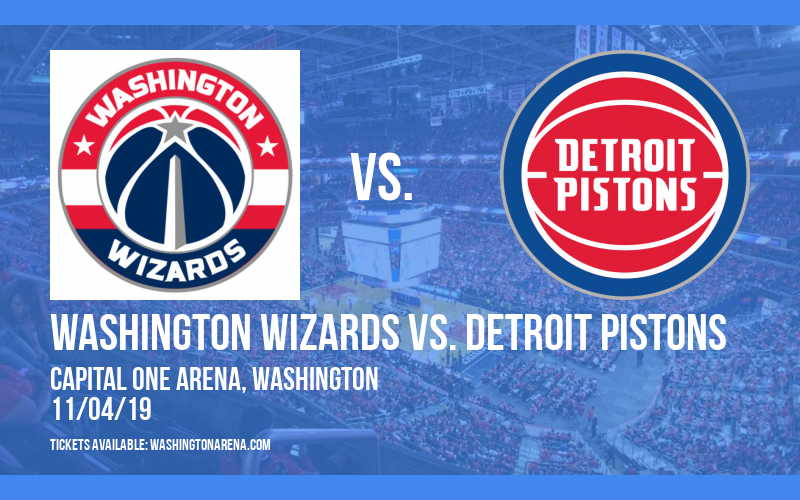 Washington Wizards vs. Detroit Pistons at Capital One Arena tickets Washington Wizards vs. Detroit Pistons at Capital One Arena