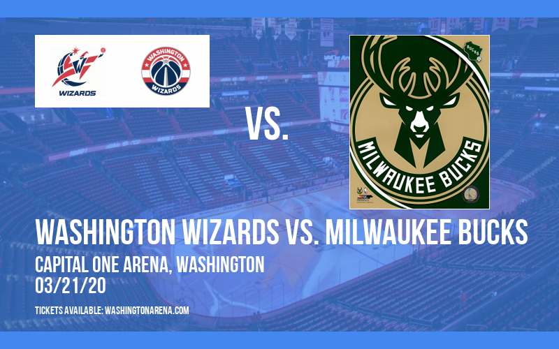 Washington Wizards vs. Milwaukee Bucks at Capital One Arena tickets Washington Wizards vs. Milwaukee Bucks at Capital One Arena