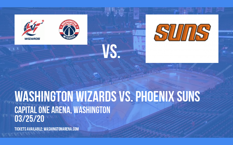 Washington Wizards vs. Phoenix Suns at Capital One Arena tickets Washington Wizards vs. Phoenix Suns at Capital One Arena