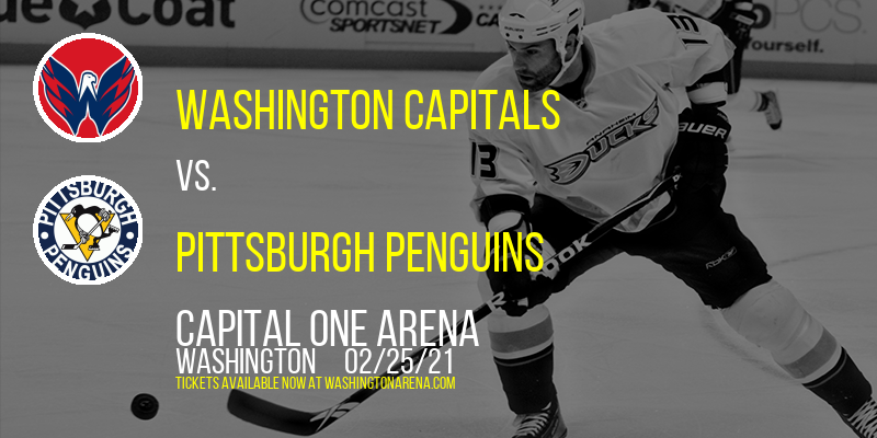 Washington Capitals vs. Pittsburgh Penguins at Capital One Arena