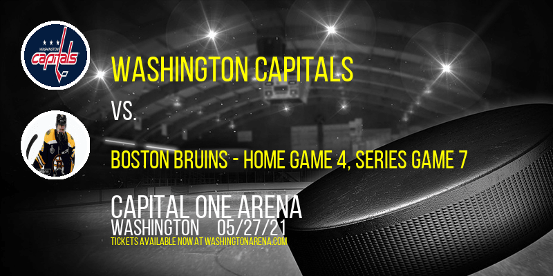 NHL East Division First Round: Washington Capitals vs. TBD - Home Game 4 (Date: TBD - If Necessary) [CANCELLED] at Capital One Arena