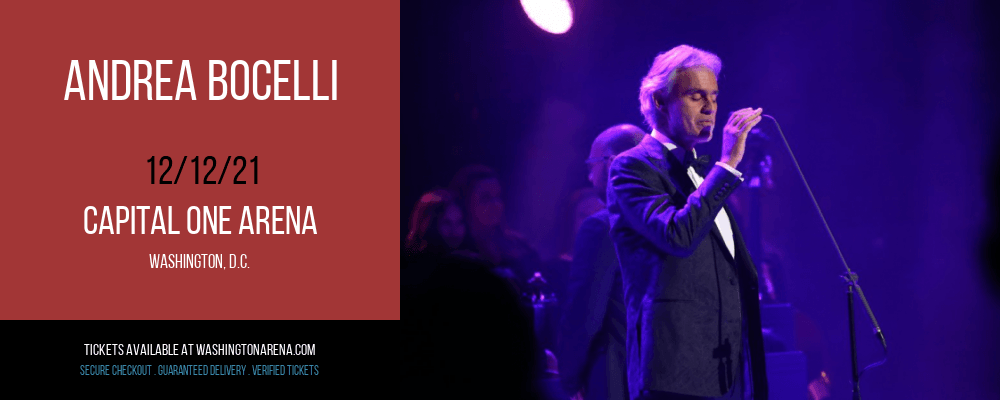 Andrea Bocelli at Capital One Arena tickets Andrea Bocelli at Capital One Arena