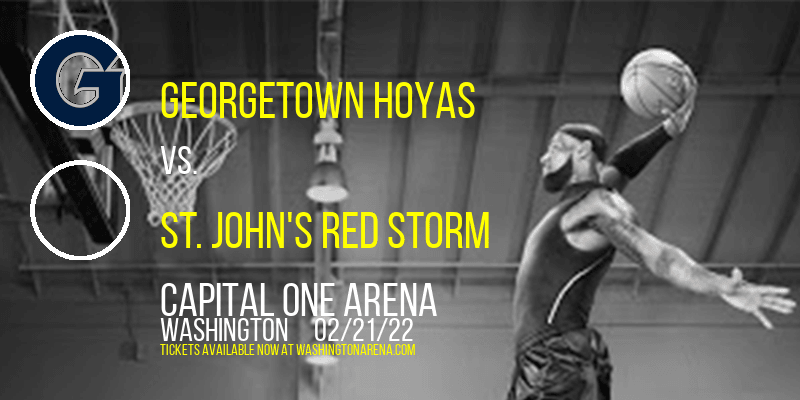 Georgetown Hoyas vs. St. John's Red Storm at Capital One Arena tickets Georgetown Hoyas vs. St. John's Red Storm at Capital One Arena