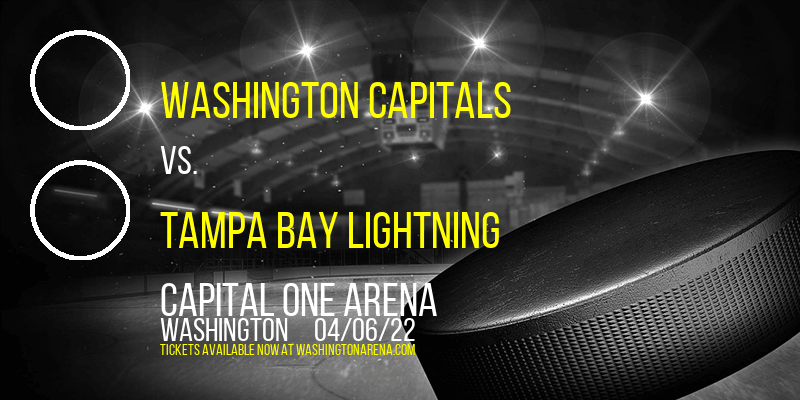 Washington Capitals vs. Tampa Bay Lightning at Capital One Arena