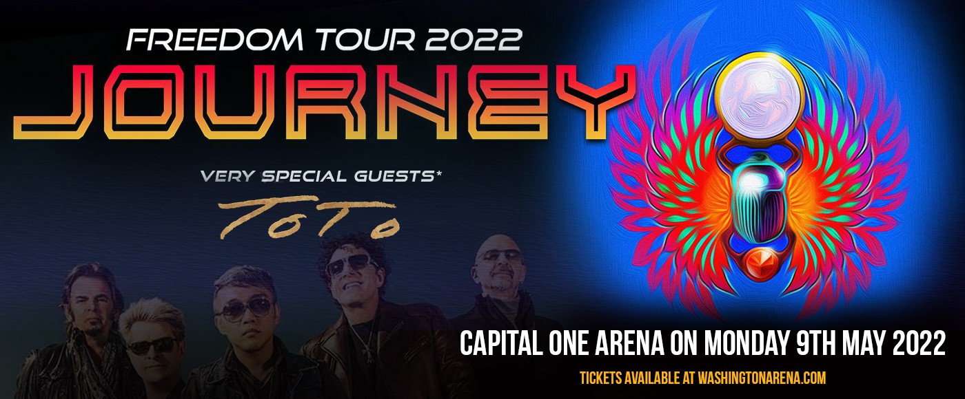 Journey & Toto Tickets 1st March Capital One Arena previously