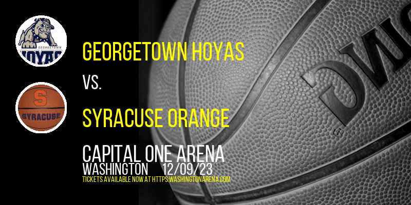 Georgetown Hoyas vs. Syracuse Orange at 