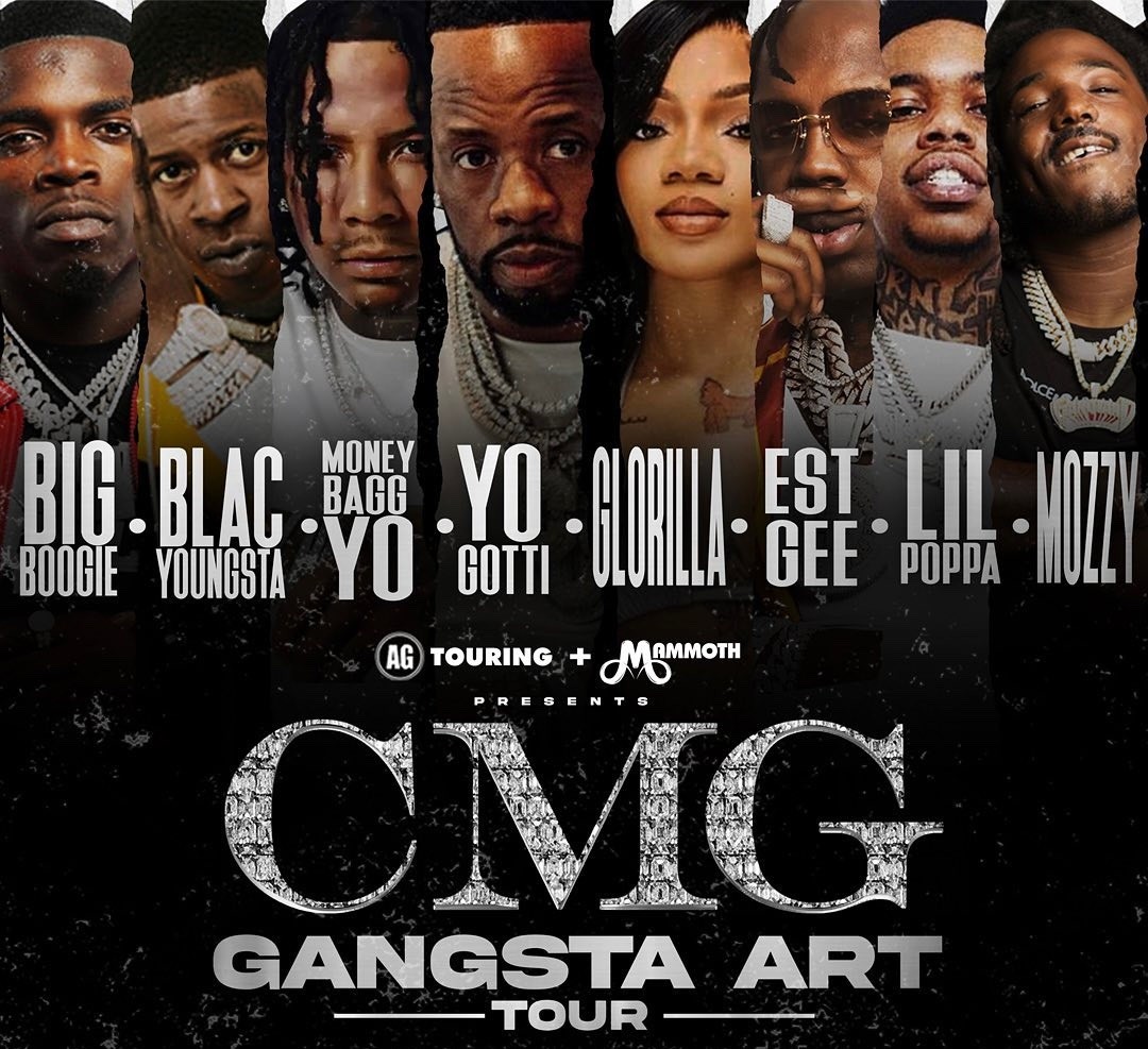 CMG: Gangsta Art Tour – Yo Gotti, Moneybagg Yo, GloRilla & EST Gee