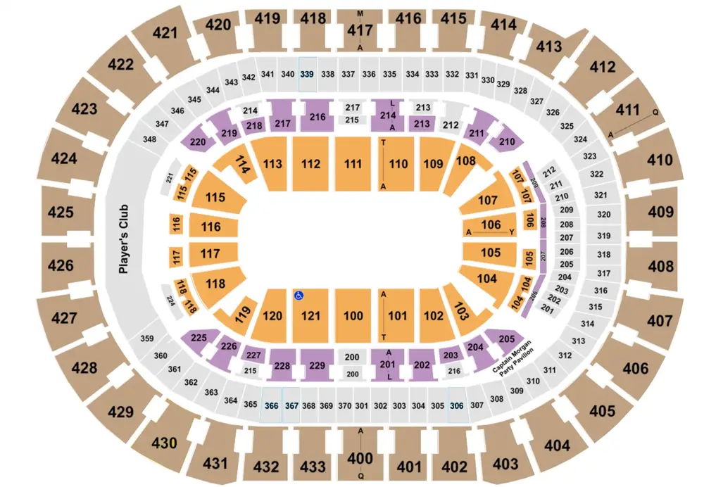 capital one arena sports seating chart
