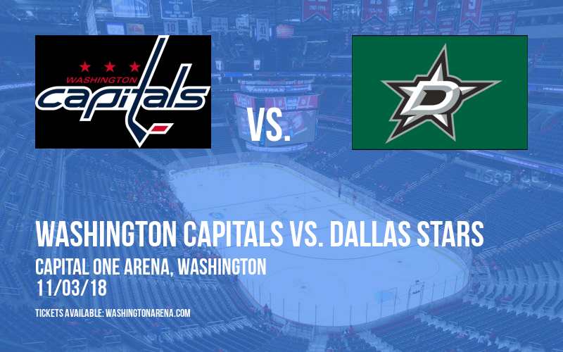 Washington Capitals vs. Dallas Stars at Capital One Arena tickets Washington Capitals vs. Dallas Stars at Capital One Arena