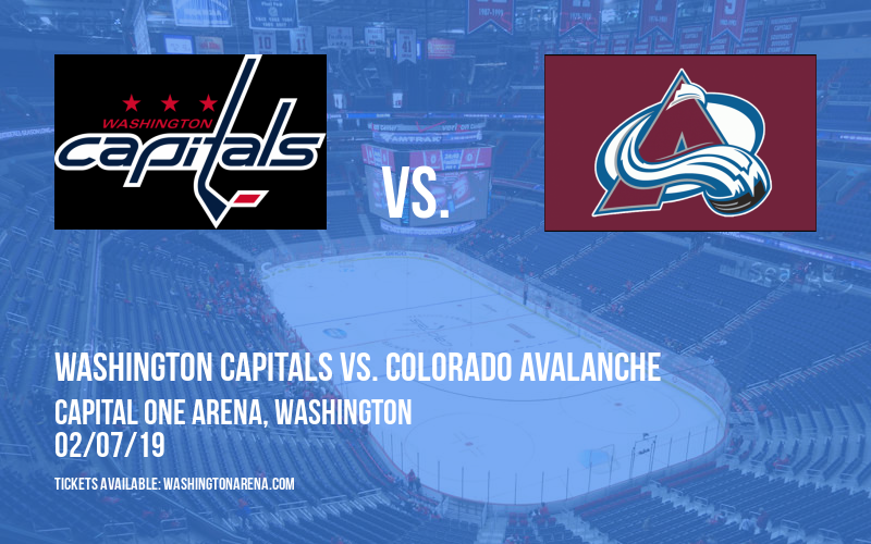 Washington Capitals vs. Colorado Avalanche at Capital One Arena tickets Washington Capitals vs. Colorado Avalanche at Capital One Arena