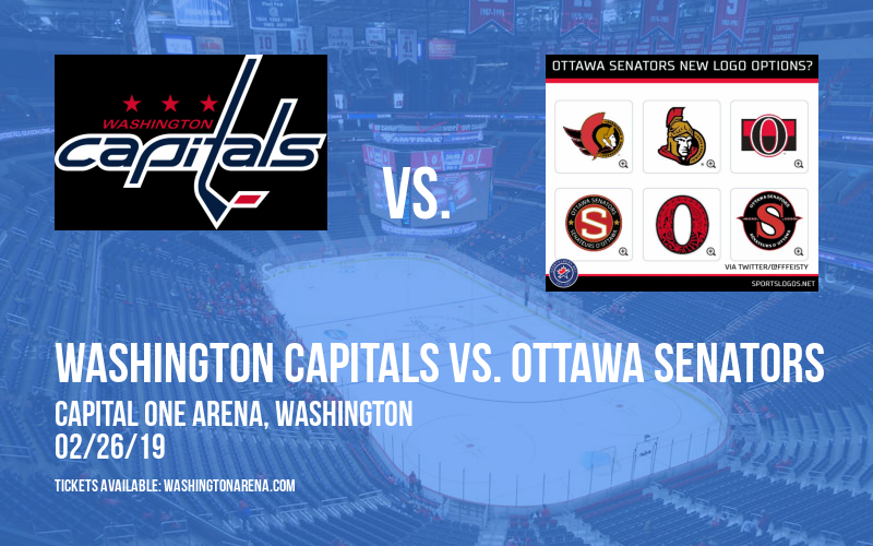 Washington Capitals vs. Ottawa Senators at Capital One Arena tickets Washington Capitals vs. Ottawa Senators at Capital One Arena