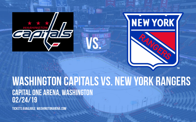 Washington Capitals vs. New York Rangers at Capital One Arena tickets Washington Capitals vs. New York Rangers at Capital One Arena