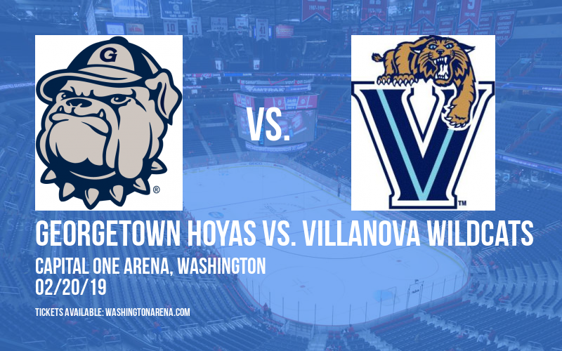 Georgetown Hoyas vs. Villanova Wildcats at Capital One Arena tickets Georgetown Hoyas vs. Villanova Wildcats at Capital One Arena