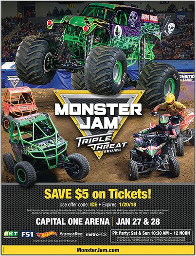 Monster Jam Triple Threat Series at Capital One Arena
