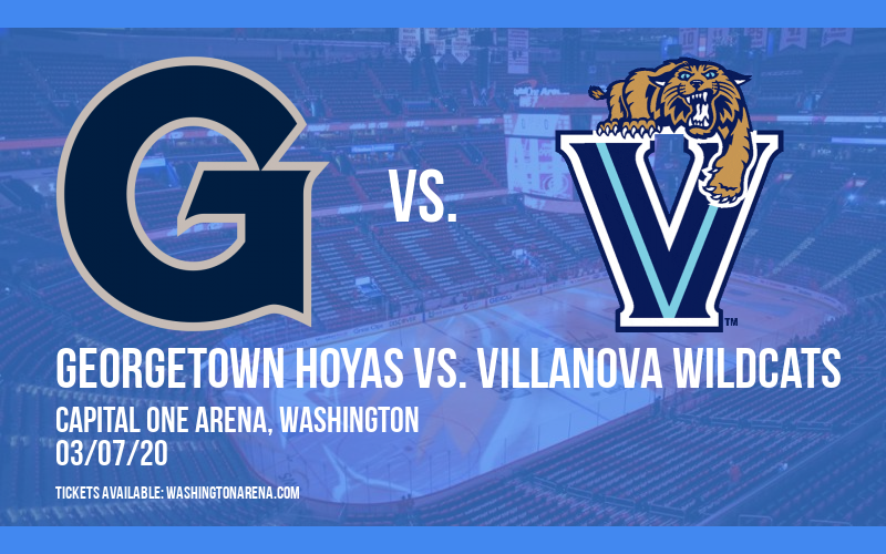 Georgetown Hoyas vs. Villanova Wildcats at Capital One Arena tickets Georgetown Hoyas vs. Villanova Wildcats at Capital One Arena