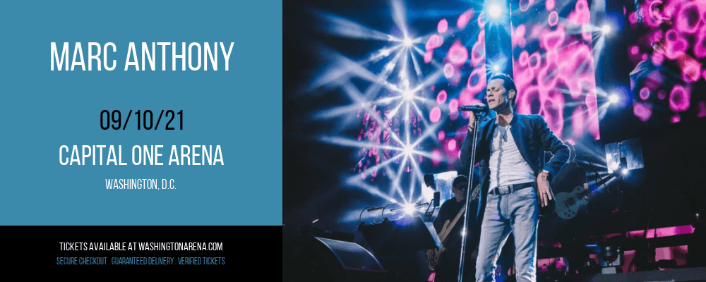Marc Anthony at Capital One Arena tickets Marc Anthony at Capital One Arena