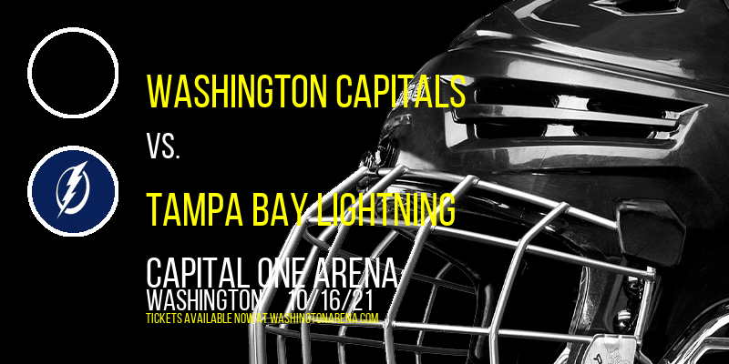 Washington Capitals vs. Tampa Bay Lightning at Capital One Arena tickets Washington Capitals vs. Tampa Bay Lightning at Capital One Arena