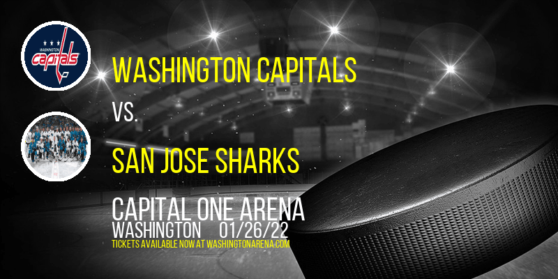 Washington Capitals vs. San Jose Sharks at Capital One Arena tickets Washington Capitals vs. San Jose Sharks at Capital One Arena