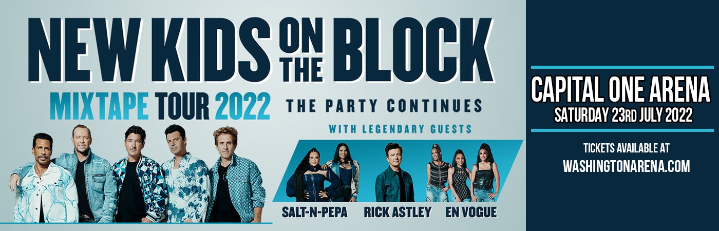 New Kids On The Block, Salt N Pepa, Rick Astley & En Vogue at Capital One Arena tickets New Kids On The Block, Salt N Pepa, Rick Astley & En Vogue at Capital One Arena