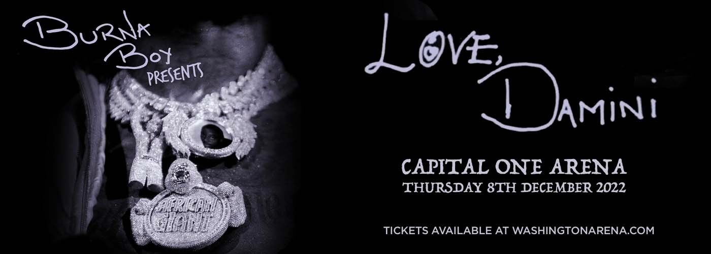 Burna Boy at Capital One Arena tickets Burna Boy at Capital One Arena