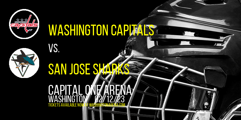 Washington Capitals vs. San Jose Sharks at Capital One Arena tickets Washington Capitals vs. San Jose Sharks at Capital One Arena
