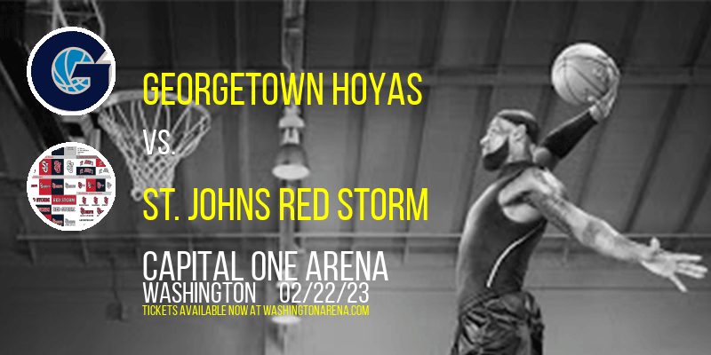 Georgetown Hoyas vs. St. Johns Red Storm at Capital One Arena tickets Georgetown Hoyas vs. St. Johns Red Storm at Capital One Arena