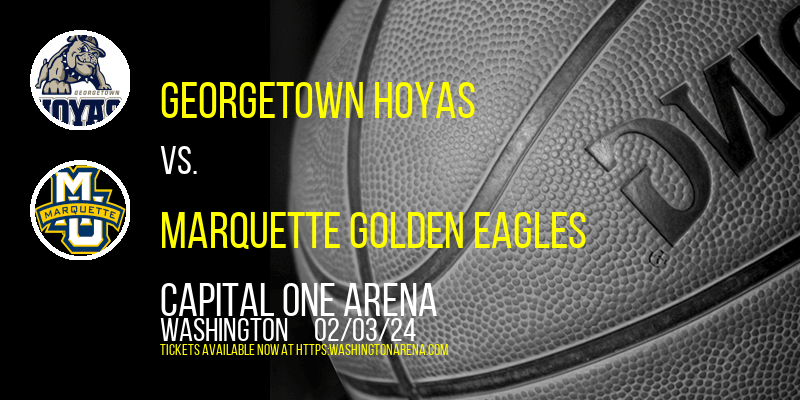 Georgetown Hoyas vs. Marquette Golden Eagles at 