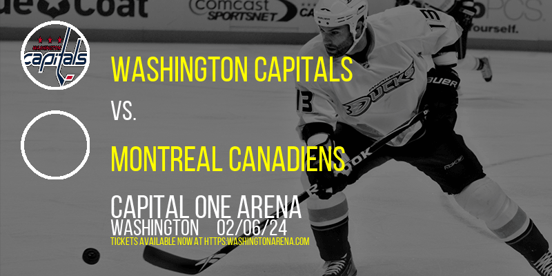 Washington Capitals vs. Montreal Canadiens at 