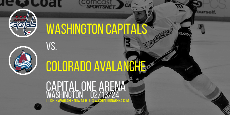 Washington Capitals vs. Colorado Avalanche at 