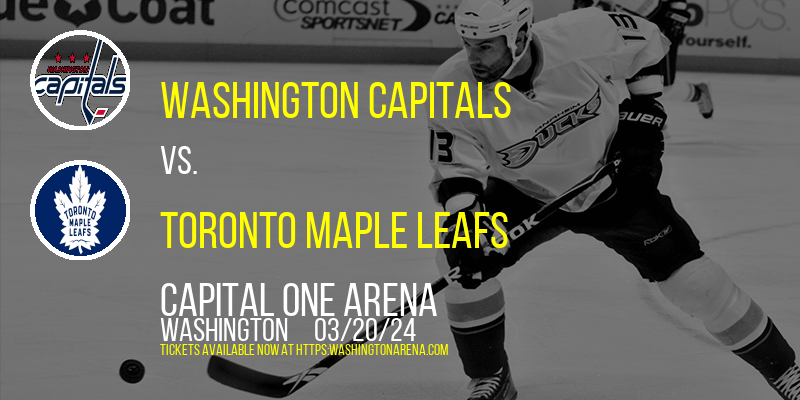 Washington Capitals vs. Toronto Maple Leafs at 