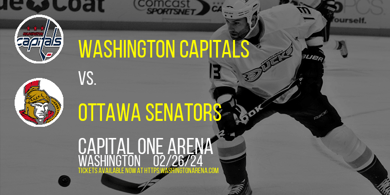 Washington Capitals vs. Ottawa Senators at 