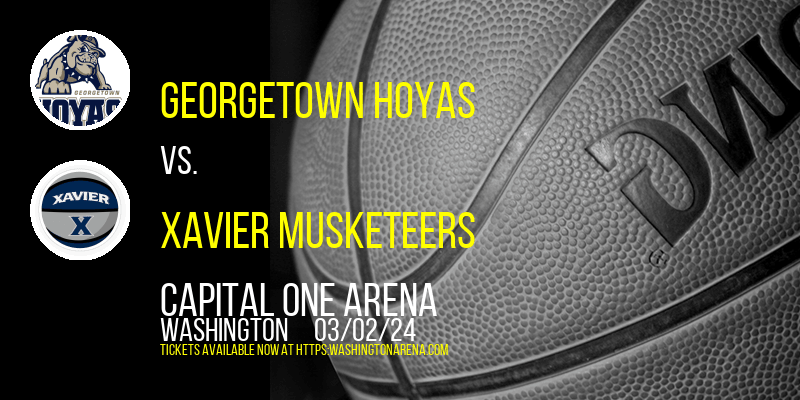 Georgetown Hoyas vs. Xavier Musketeers at 