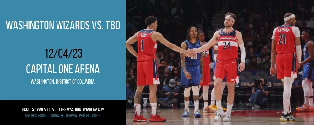 Washington Wizards vs. TBD at 