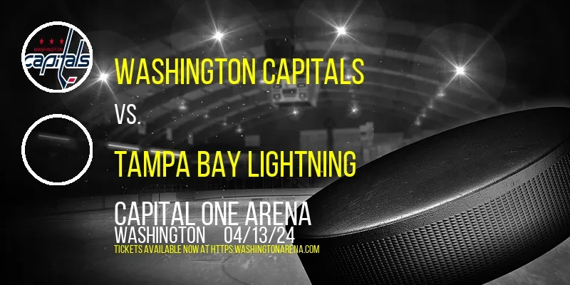 Washington Capitals vs. Tampa Bay Lightning at 